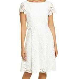 UNWORN. By Shani Lace Short Sleeve Dress